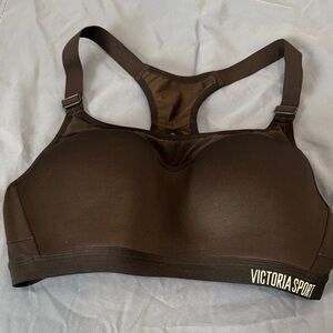 Victoria’s Secret Black Racerback Sports Bra, size 36C.